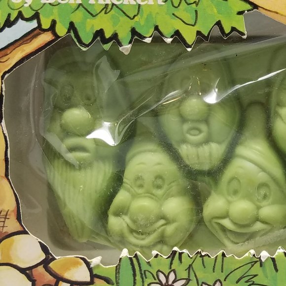 NEW Vintage 70s Disney Ben Rickert Seven Dwarfs Sculptured Soaps - Picture 8 of 14